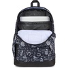 JanSport 26L Cross Town Plus Backpack, Flutter By Grey(Wild West Escape Black/Black/White)