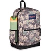 JanSport 26L Cross Town Plus Backpack, Flutter By Grey(Woodland Camo Green/Grey/Charcoal)