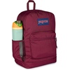 JanSport 26L Cross Town Plus Backpack, Flutter By Pink Ice/White/Pink Ice(Cherry Lacquer)