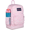 JanSport 26L Cross Town Plus Backpack, Flutter By Pink Ice/White/Pink Ice(Flutter By Pink Ice/White/Pink Ice)