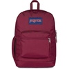 JanSport 26L Cross Town Plus Backpack, Flutter By Pink Ice/White/Pink Ice(Cherry Lacquer)