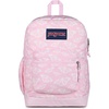JanSport 26L Cross Town Plus Backpack, Flutter By Pink Ice/White/Pink Ice(Flutter By Pink Ice/White/Pink Ice)