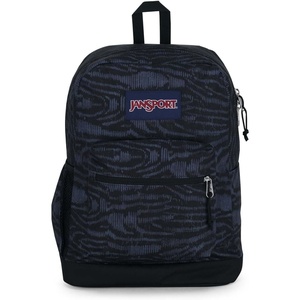 JanSport 26L Cross Town Plus Backpack, Flutter By Grey(Abstract Animal)