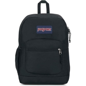 JanSport 26L Cross Town Plus Backpack, Flutter By Grey(Black)
