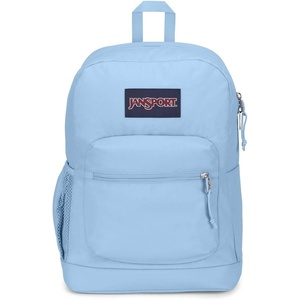 JanSport 26L Cross Town Plus Backpack, Flutter By Grey(Blue Dusk)