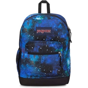 JanSport 26L Cross Town Plus Backpack, Flutter By Grey(Cyberspace Galaxy)