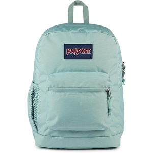 JanSport 26L Cross Town Plus Backpack, Flutter By Grey(Faded Sage)