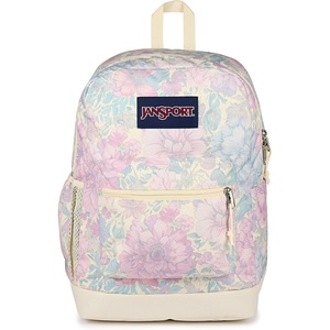 JanSport 26L Cross Town Plus Backpack, Flutter By Grey(Faded Tapestry)