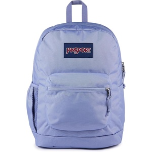 JanSport 26L Cross Town Plus Backpack, Flutter By Grey(Lavender Ash)