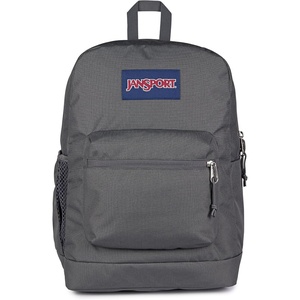 JanSport 26L Cross Town Plus Backpack, Flutter By Grey(Smokey Grit)