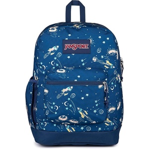 JanSport 26L Cross Town Plus Backpack, Flutter By Grey(Vortex Voyage)