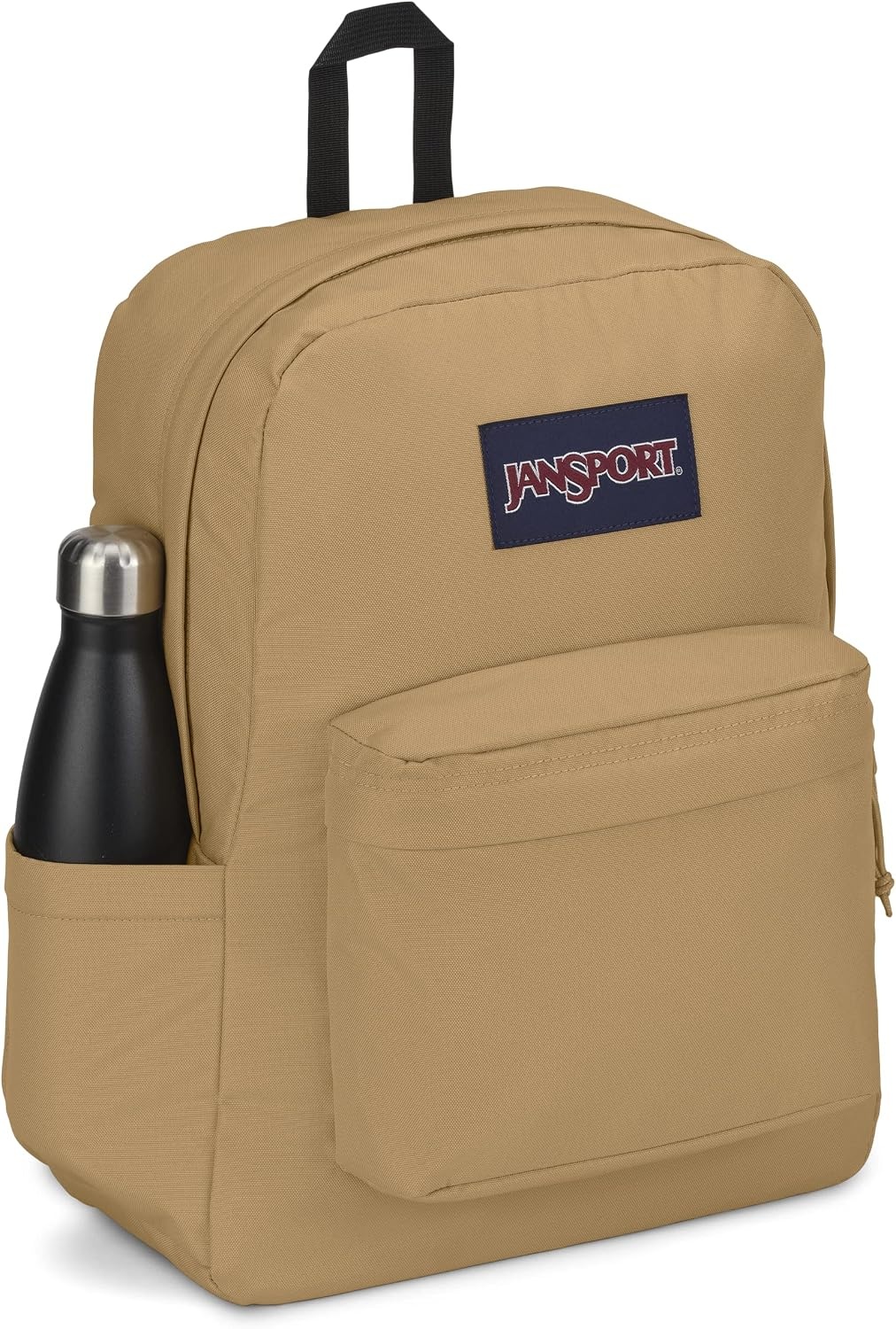 image:imageJanSport SuperBreak Plus Backpack with Padded 15inch Laptop Sleeve and Integrated Bottle Pocket Spacious and Durable Daypack for Work and Travel Army GreenCurry