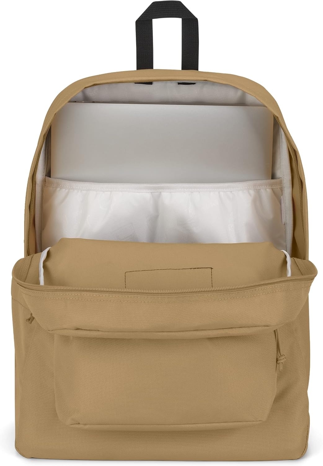 image:imageJanSport SuperBreak Plus Backpack with Padded 15inch Laptop Sleeve and Integrated Bottle Pocket Spacious and Durable Daypack for Work and Travel Army GreenCurry