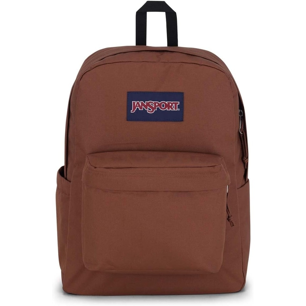 image:imageJanSport SuperBreak Plus Backpack with Padded 15inch Laptop Sleeve and Integrated Bottle Pocket Spacious and Durable Daypack for Work and Travel Army GreenBasic Brown