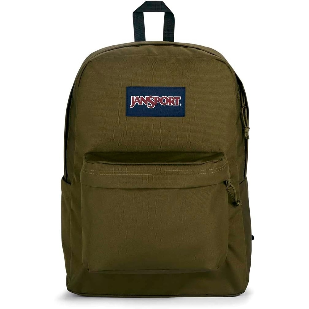 image:imageJanSport SuperBreak Plus Backpack with Padded 15inch Laptop Sleeve and Integrated Bottle Pocket Spacious and Durable Daypack for Work and Travel Army GreenArmy Green