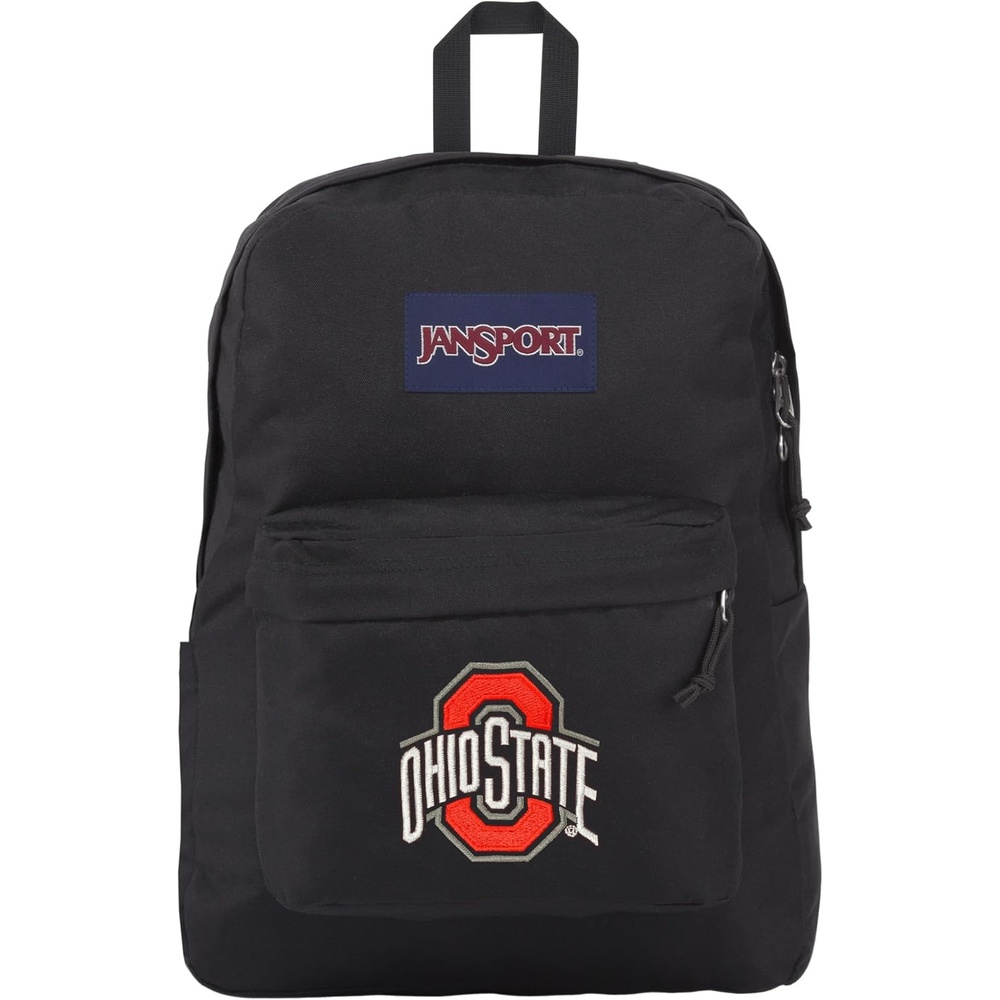 image:imageJanSport NCAA Officially Licensed Backpack Ohio State Buckeyes Superbreak Plus with Padded 15 Laptop Sleeve Spacious Computer Bag for Men amp Women Durable Daypack with Bottle Pocket Black