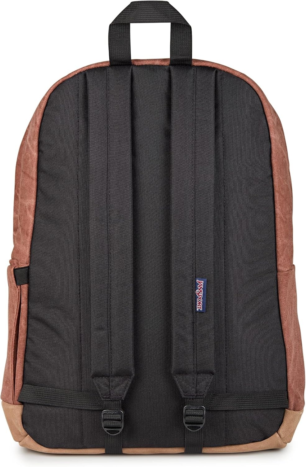 image:imageJanSport Right Pack Expressions Backpack Main Compartment 15inch Padded Laptop Compartment Side Water Bottle Pocket Utility Pocket with Zippered Rain Flap Denim Wash BlueAged Canvas BrownLt BrnDk Brown