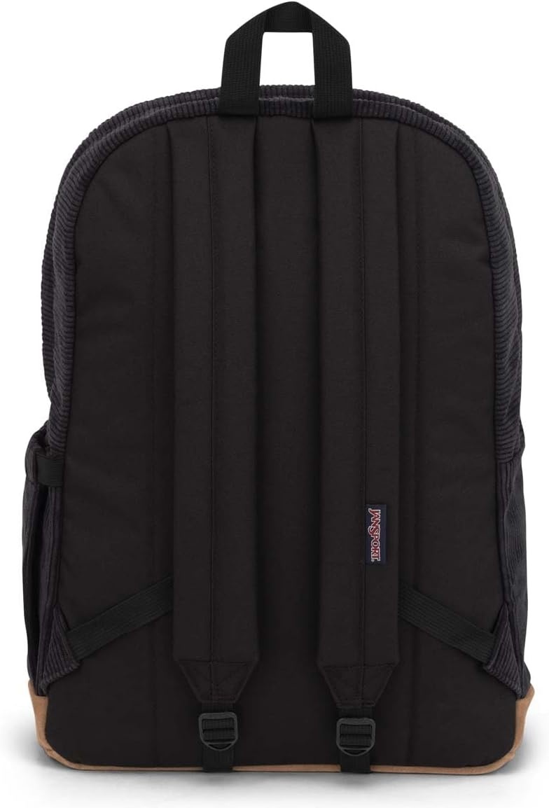image:imageJanSport Right Pack Expressions Backpack Main Compartment 15inch Padded Laptop Compartment Side Water Bottle Pocket Utility Pocket with Zippered Rain Flap Denim Wash BlueBlack Corduroy