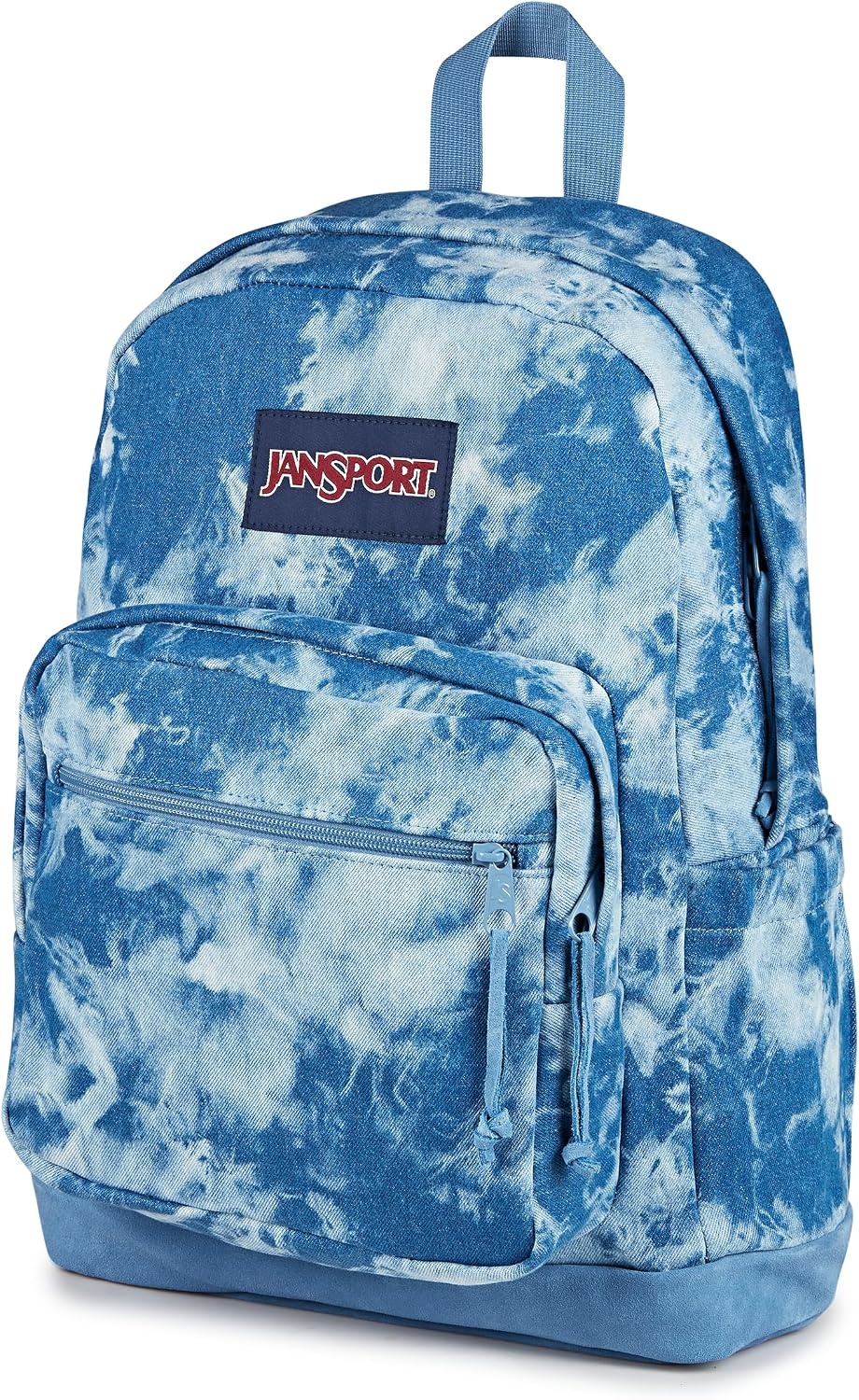 image:imageJanSport Right Pack Expressions Backpack Main Compartment 15inch Padded Laptop Compartment Side Water Bottle Pocket Utility Pocket with Zippered Rain Flap Denim Wash BlueDenim Wash Blue