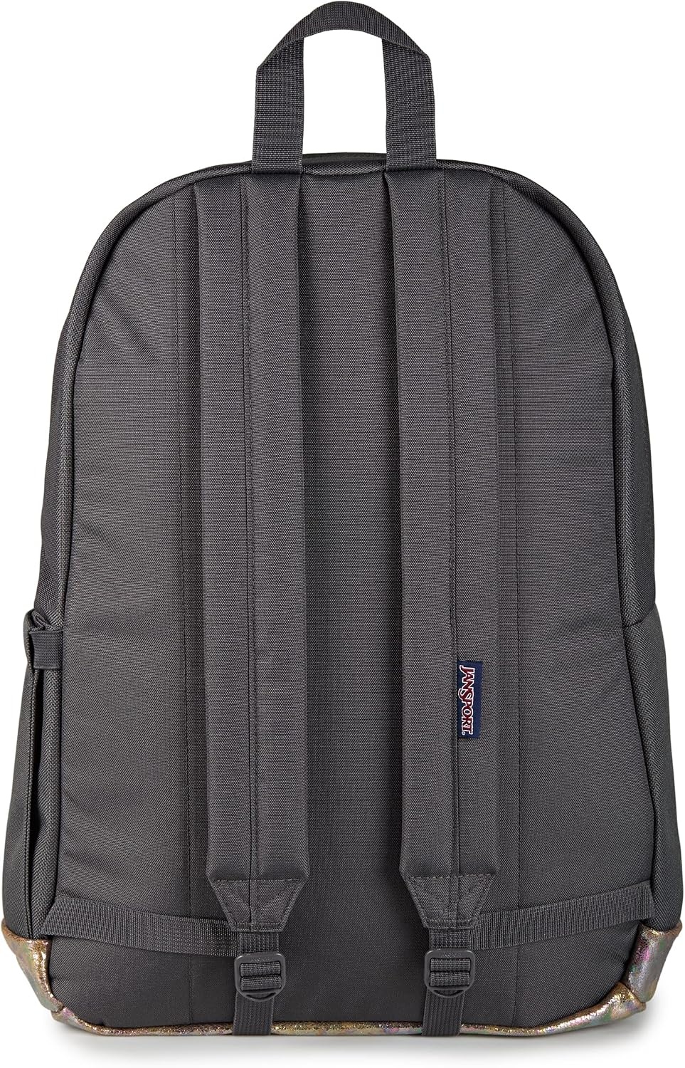 image:imageJanSport Right Pack Expressions Backpack Main Compartment 15inch Padded Laptop Compartment Side Water Bottle Pocket Utility Pocket with Zippered Rain Flap Denim Wash BlueBog Glam Suede Smokey GritBrown