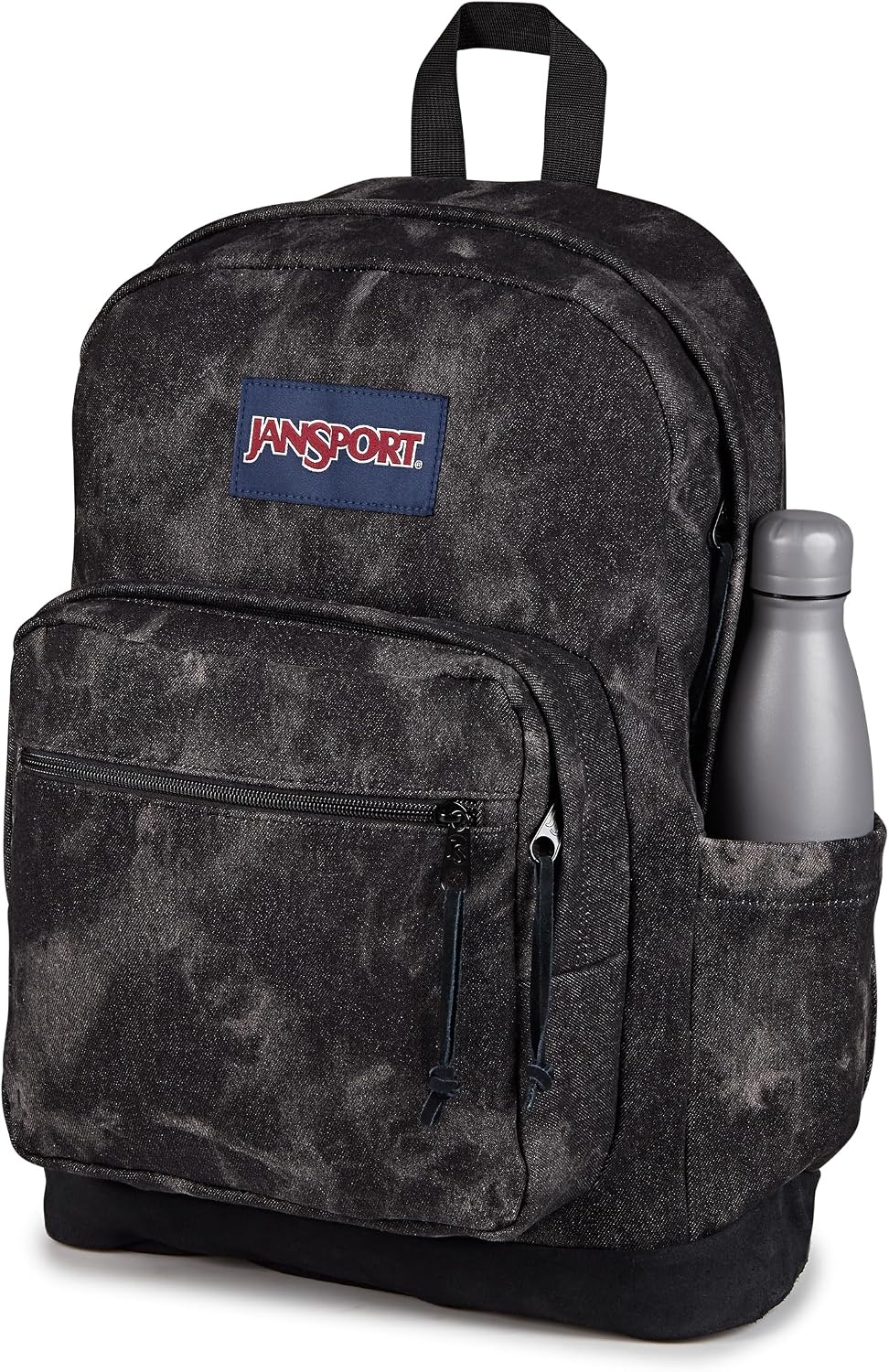 image:imageJanSport Right Pack Expressions Backpack Main Compartment 15inch Padded Laptop Compartment Side Water Bottle Pocket Utility Pocket with Zippered Rain Flap Denim Wash BlueDenim Wash Black