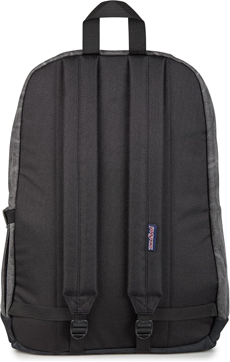 image:imageJanSport Right Pack Expressions Backpack Main Compartment 15inch Padded Laptop Compartment Side Water Bottle Pocket Utility Pocket with Zippered Rain Flap Denim Wash BlueAged Canvas BlackOxfordBlack