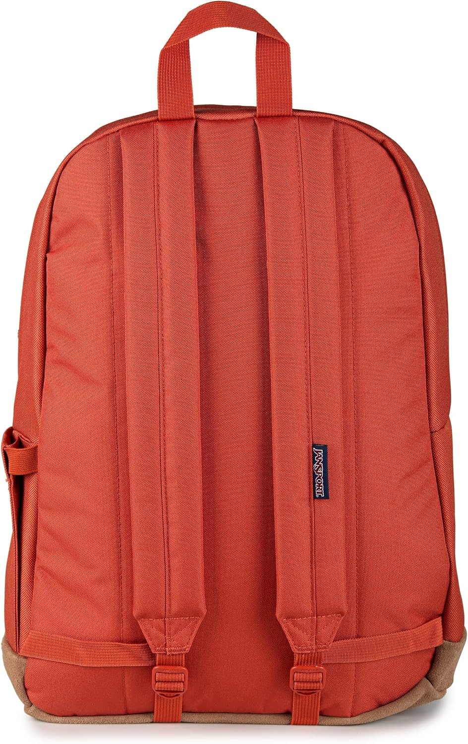 image:imageJanSport Right Pack Expressions Backpack Main Compartment 15inch Padded Laptop Compartment Side Water Bottle Pocket Utility Pocket with Zippered Rain Flap Denim Wash BlueWestbound Embroidery Dune RedBrownTan