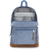 JanSport Right Pack Expressions Backpack – Main Compartment, 15-inch Padded Laptop Compartment, Side Water Bottle Pocket, Utility Pocket with Zippered Rain Flap, Denim Wash Blue(Embossed Hearts Blue)