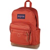 JanSport Right Pack Expressions Backpack – Main Compartment, 15-inch Padded Laptop Compartment, Side Water Bottle Pocket, Utility Pocket with Zippered Rain Flap, Denim Wash Blue(Westbound Embroidery Dune Red/Brown/Tan)