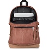JanSport Right Pack Expressions Backpack – Main Compartment, 15-inch Padded Laptop Compartment, Side Water Bottle Pocket, Utility Pocket with Zippered Rain Flap, Denim Wash Blue(Aged Canvas Brown/Lt Brn/Dk Brown)