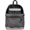 JanSport Right Pack Expressions Backpack – Main Compartment, 15-inch Padded Laptop Compartment, Side Water Bottle Pocket, Utility Pocket with Zippered Rain Flap, Denim Wash Blue(Bog Glam Suede Smokey Grit/Brown)