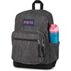 JanSport Right Pack Expressions Backpack – Main Compartment, 15-inch Padded Laptop Compartment, Side Water Bottle Pocket, Utility Pocket with Zippered Rain Flap, Denim Wash Blue(Aged Canvas Black/Oxford/Black)