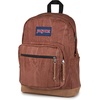 JanSport Right Pack Expressions Backpack – Main Compartment, 15-inch Padded Laptop Compartment, Side Water Bottle Pocket, Utility Pocket with Zippered Rain Flap, Denim Wash Blue(Aged Canvas Brown/Lt Brn/Dk Brown)