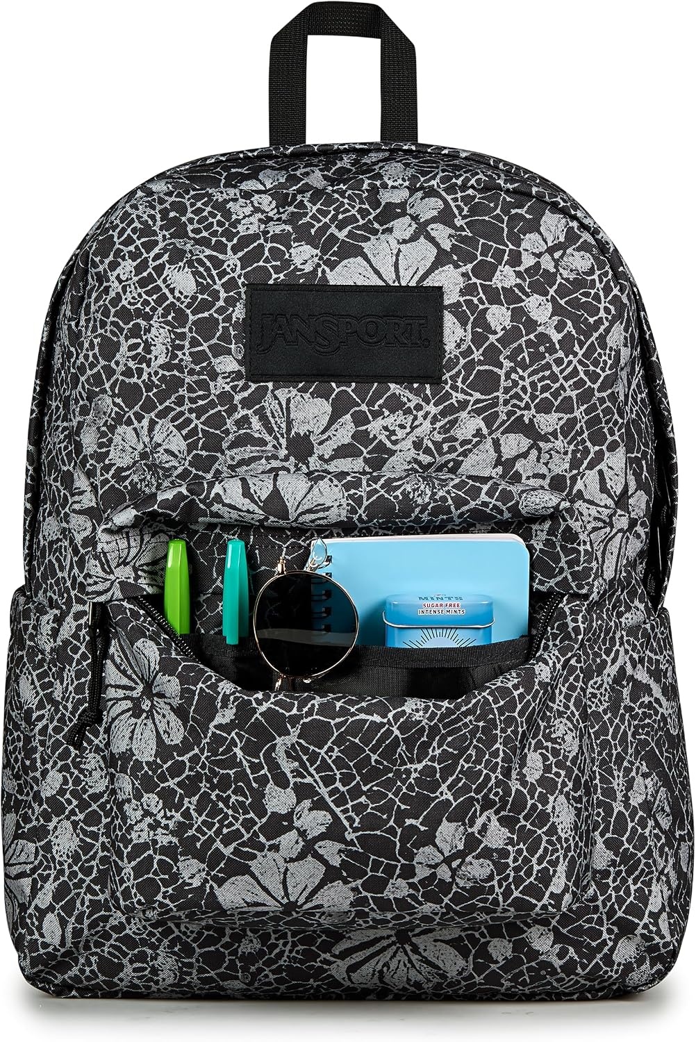 image:imageJanSport SuperBreak Plus Backpack with Padded 15inch Laptop Sleeve and Integrated Bottle Pocket Spacious and Durable Daypack for Work and Travel Lace Shadows