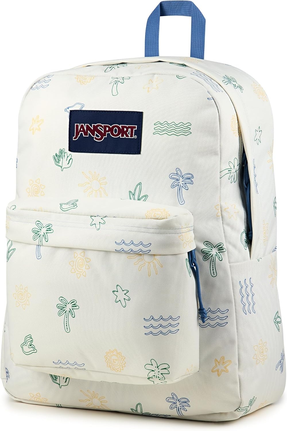 image:imageJanSport SuperBreak Plus Backpack with Padded 15inch Laptop Sleeve and Integrated Bottle Pocket Spacious and Durable Daypack for Work and Travel Sunny Sketches