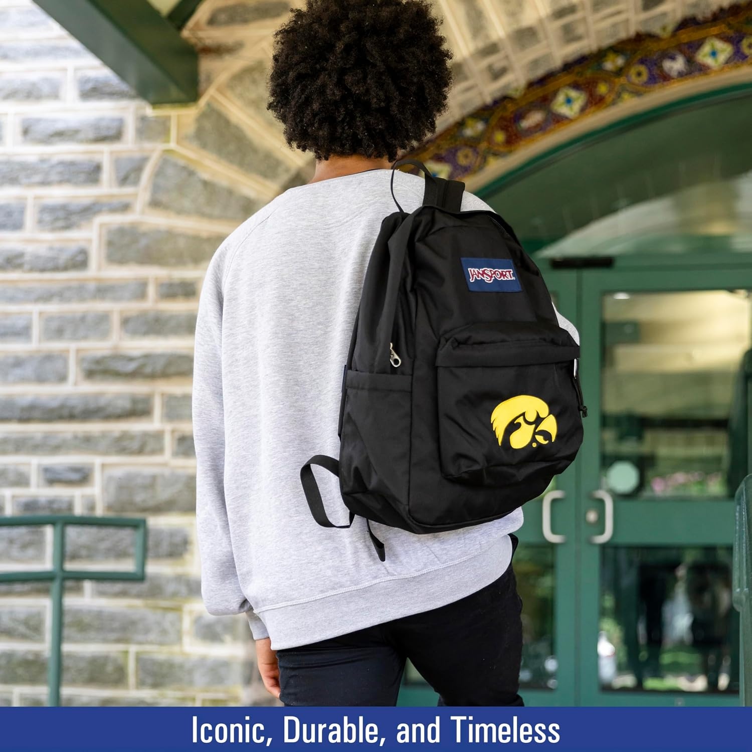 image:imageJanSport NCAA Officially Licensed Backpack Michigan Wolverines Superbreak Plus with Padded 15 Laptop Sleeve Spacious Computer Bag for Men amp Women Durable Daypack with Bottle Pocket NavySouth Florida Bulls