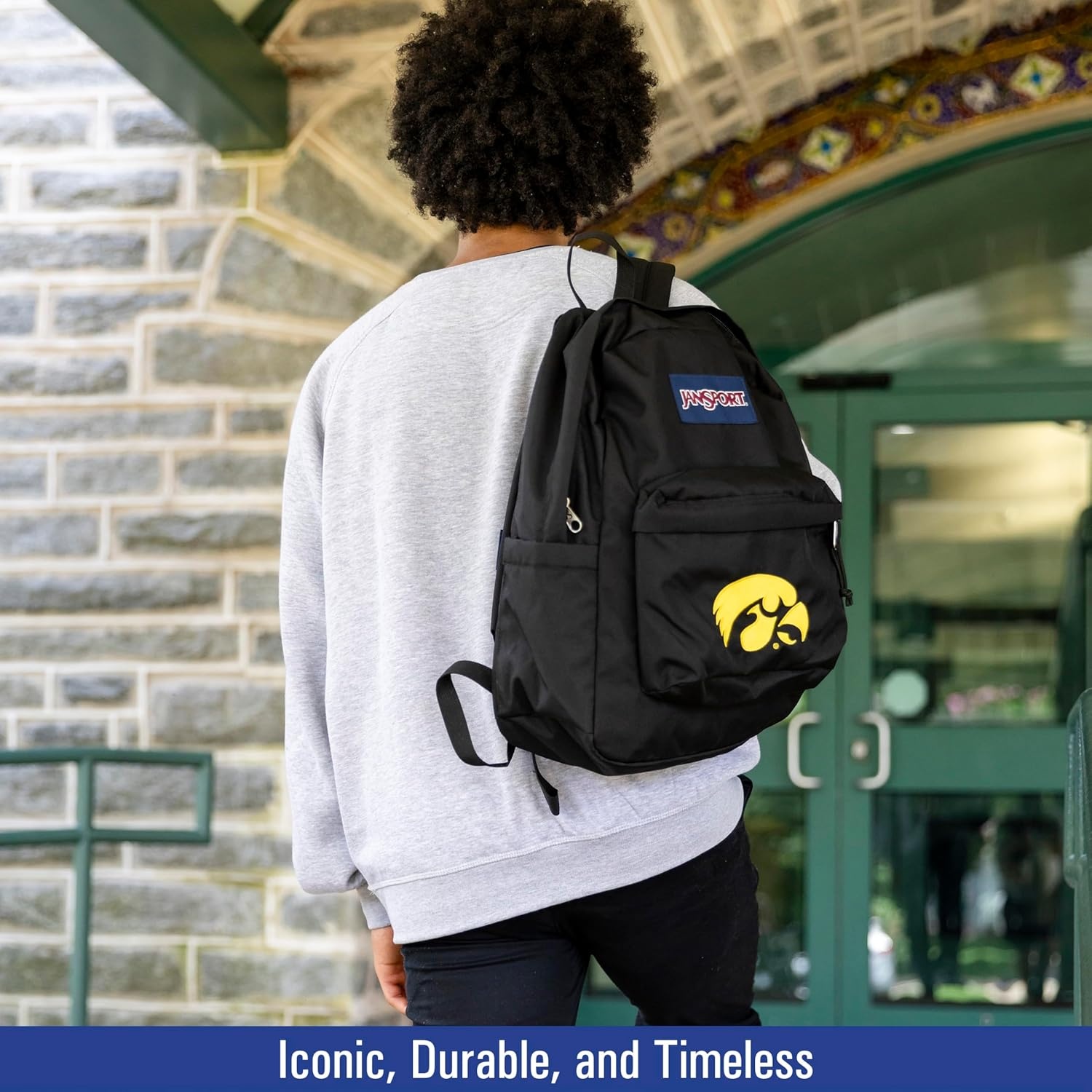 image:imageJanSport NCAA Officially Licensed Backpack Michigan Wolverines Superbreak Plus with Padded 15 Laptop Sleeve Spacious Computer Bag for Men amp Women Durable Daypack with Bottle Pocket NavyOhio State Buckeyes