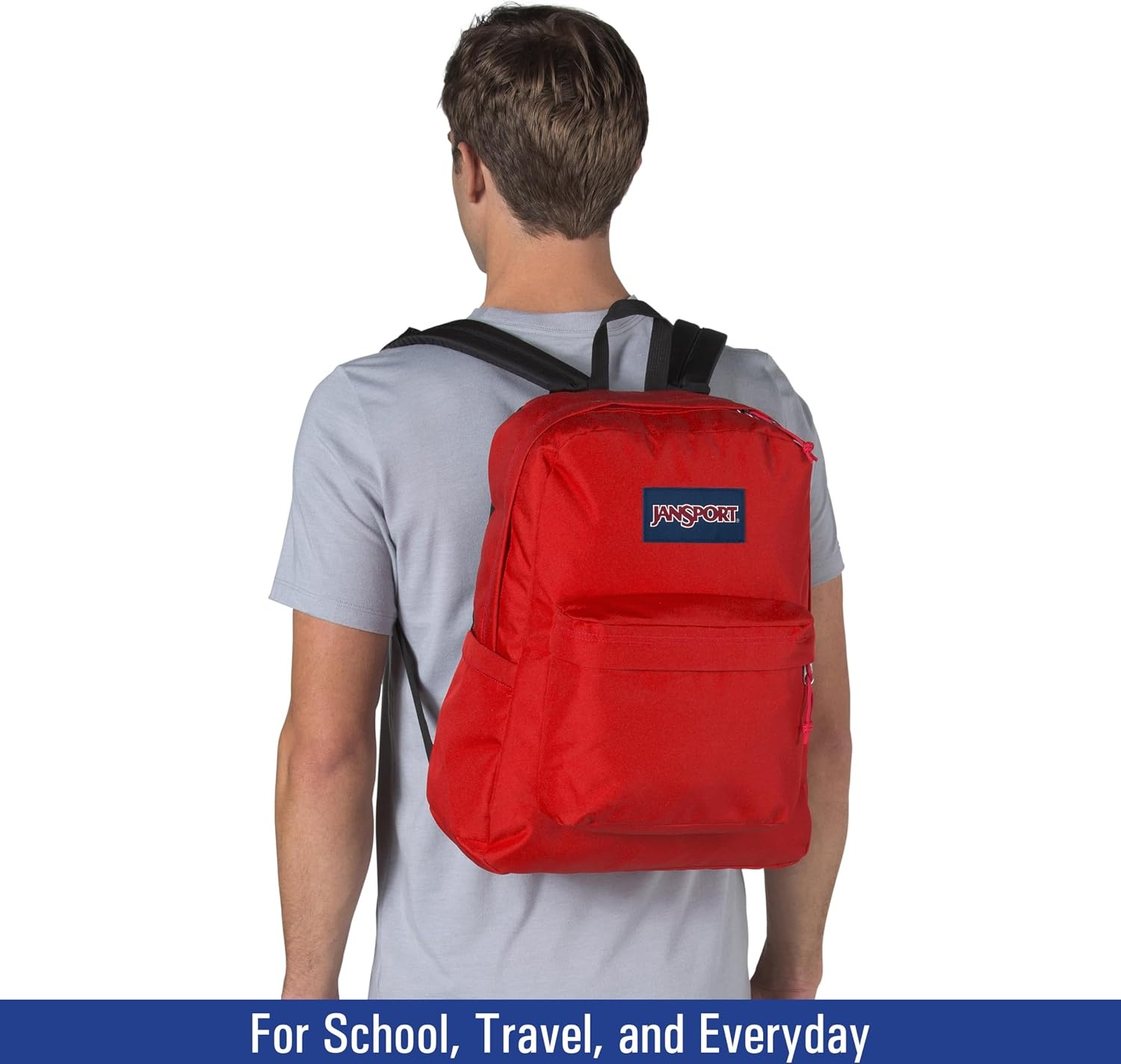 image:imageJanSport NCAA Officially Licensed Backpack Michigan Wolverines Superbreak Plus with Padded 15 Laptop Sleeve Spacious Computer Bag for Men amp Women Durable Daypack with Bottle Pocket NavyOhio State Buckeyes
