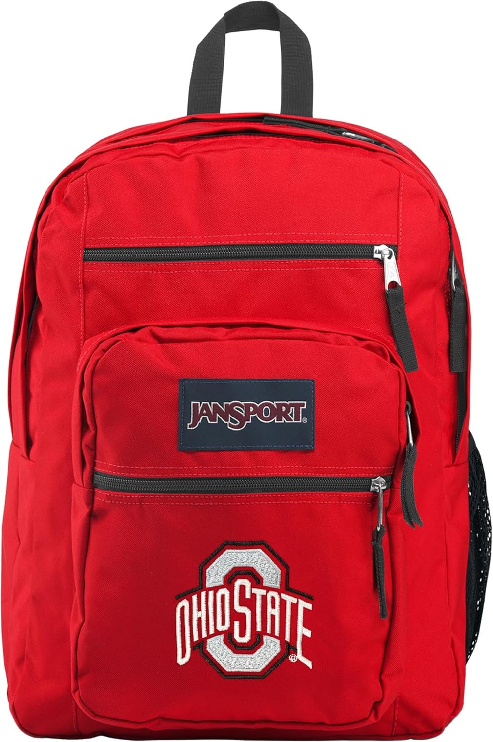 image:imageJanSport NCAA Officially Licensed Backpack Ohio State Buckeyes Big Student with Padded 15Inch Laptop Sleeve 2 Compartment Computer Bag with Bottle Pocket amp Haul Handle Book Rucksack Red TapeTeam Color