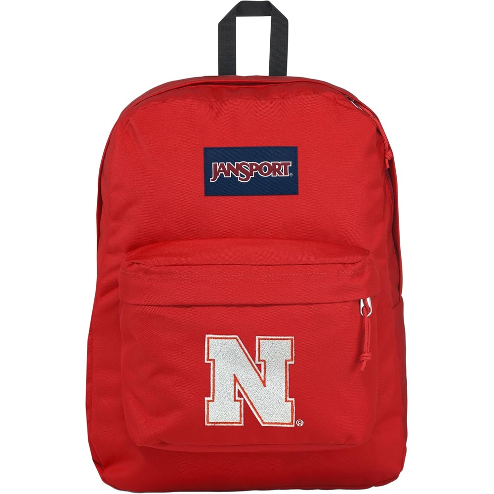 image:imageJanSport NCAA Officially Licensed Backpack Michigan Wolverines Superbreak Plus with Padded 15 Laptop Sleeve Spacious Computer Bag for Men amp Women Durable Daypack with Bottle Pocket NavyNebraska Cornhuskers