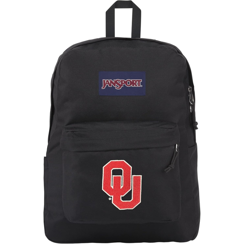 image:imageJanSport NCAA Officially Licensed Backpack Michigan Wolverines Superbreak Plus with Padded 15 Laptop Sleeve Spacious Computer Bag for Men amp Women Durable Daypack with Bottle Pocket NavyOklahoma Sooners