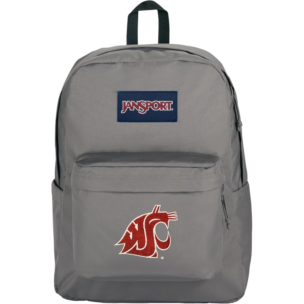 image:imageJanSport NCAA Officially Licensed Backpack Michigan Wolverines Superbreak Plus with Padded 15 Laptop Sleeve Spacious Computer Bag for Men amp Women Durable Daypack with Bottle Pocket NavyWashington State Cougars