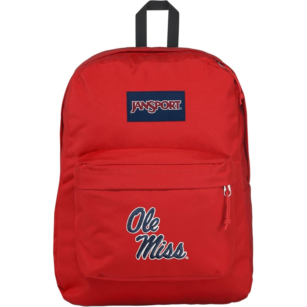 image:imageJanSport NCAA Officially Licensed Backpack Michigan Wolverines Superbreak Plus with Padded 15 Laptop Sleeve Spacious Computer Bag for Men amp Women Durable Daypack with Bottle Pocket NavyMississippi Old Miss Rebels