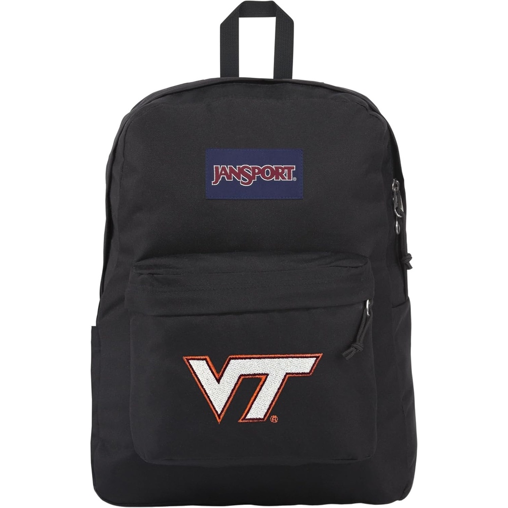 image:imageJanSport NCAA Officially Licensed Backpack Michigan Wolverines Superbreak Plus with Padded 15 Laptop Sleeve Spacious Computer Bag for Men amp Women Durable Daypack with Bottle Pocket NavyVirginia Tech Hokies