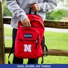 JanSport NCAA Officially Licensed Backpack, Ohio State Buckeyes, Big Student with Padded 15-Inch Laptop Sleeve, 2 Compartment Computer Bag with Bottle Pocket & Haul Handle, Book Rucksack, Red Tape(Team Color)