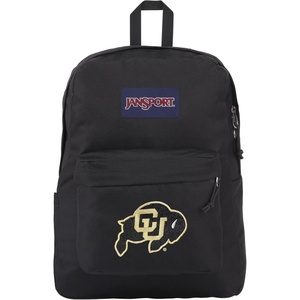 JanSport NCAA Officially Licensed Backpack, Michigan Wolverines, Superbreak Plus with Padded 15” Laptop Sleeve, Spacious Computer Bag for Men & Women, Durable Daypack with Bottle Pocket, Navy(Colorado Buffaloes)
