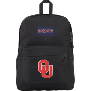 JanSport NCAA Officially Licensed Backpack, Michigan Wolverines, Superbreak Plus with Padded 15” Laptop Sleeve, Spacious Computer Bag for Men & Women, Durable Daypack with Bottle Pocket, Navy(Oklahoma Sooners)