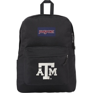 JanSport NCAA Officially Licensed Backpack, Michigan Wolverines, Superbreak Plus with Padded 15” Laptop Sleeve, Spacious Computer Bag for Men & Women, Durable Daypack with Bottle Pocket, Navy(Texas A&M Aggies)