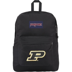 JanSport NCAA Officially Licensed Backpack, Michigan Wolverines, Superbreak Plus with Padded 15” Laptop Sleeve, Spacious Computer Bag for Men & Women, Durable Daypack with Bottle Pocket, Navy(Purdue Boilermakers)
