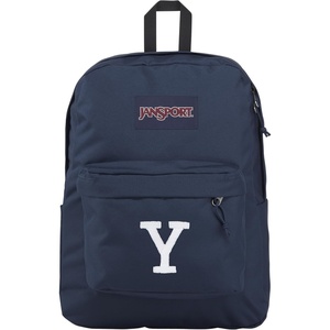 JanSport NCAA Officially Licensed Backpack, Michigan Wolverines, Superbreak Plus with Padded 15” Laptop Sleeve, Spacious Computer Bag for Men & Women, Durable Daypack with Bottle Pocket, Navy(Yale Bulldogs)